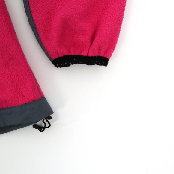 The North Face Fleece Jacket Pink Grey Zip Up Womens M - Picture 5 of 14
